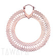 Large Snakeskin Hoops - Tawapa